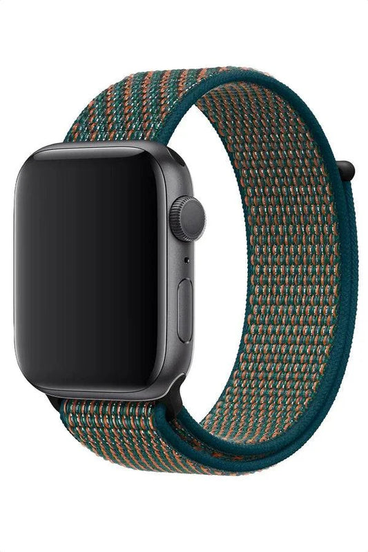 Curea Ceas Apple Watch Sport Nylon Hyper Green - WATCHERS