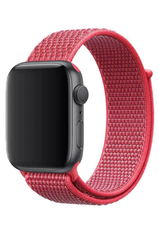 Curea Ceas Apple Watch Sport Nylon Red - WATCHERS
