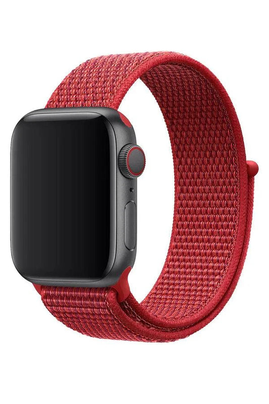 Curea Ceas Apple Watch Sport Nylon Passion Red - WATCHERS