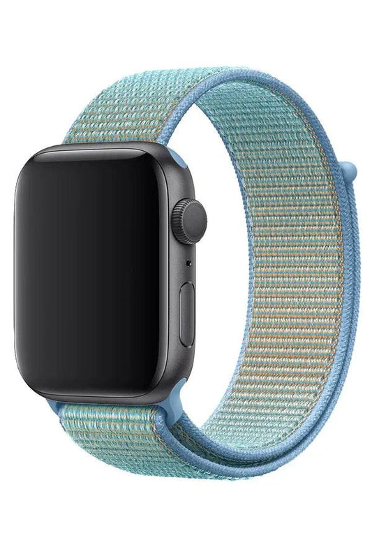 Curea Ceas Apple Watch Sport Nylon Century Blue - WATCHERS