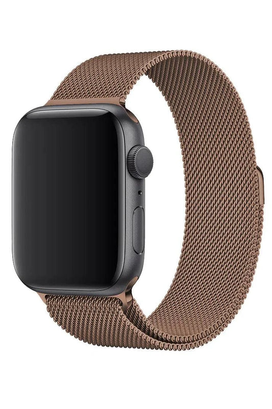Curea Ceas Apple Watch Milanese Bronze Metalica - WATCHERS