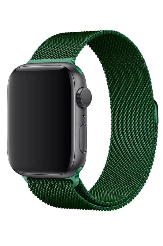 Curea Ceas Apple Watch Milanese Green Metalica - WATCHERS
