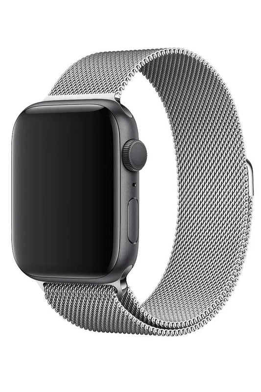 Curea Ceas Apple Watch Milanese Silver Metalica - WATCHERS