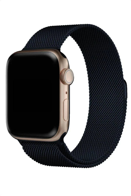 Curea Ceas Apple Watch Milanese Deep Blue Metalica - WATCHERS