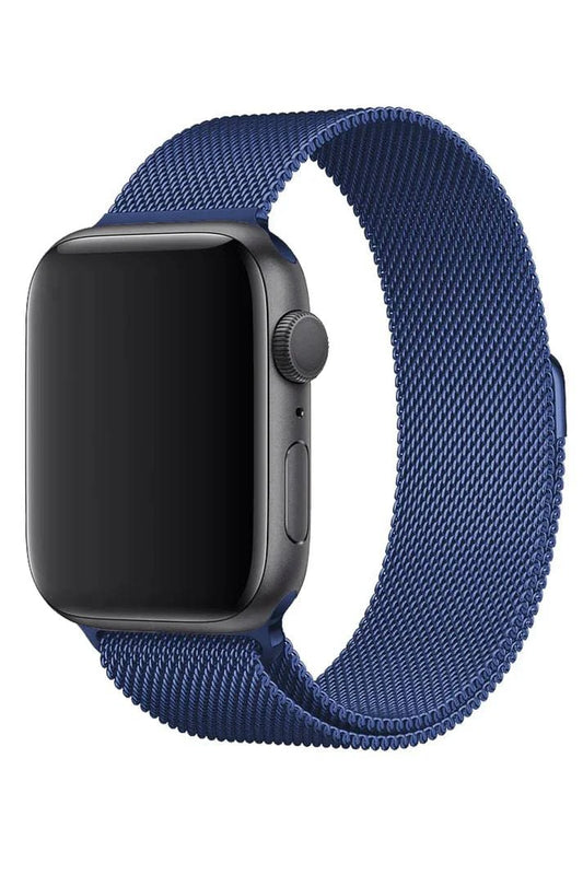 Curea Ceas Apple Watch Milanese Space Blue Metalica - WATCHERS