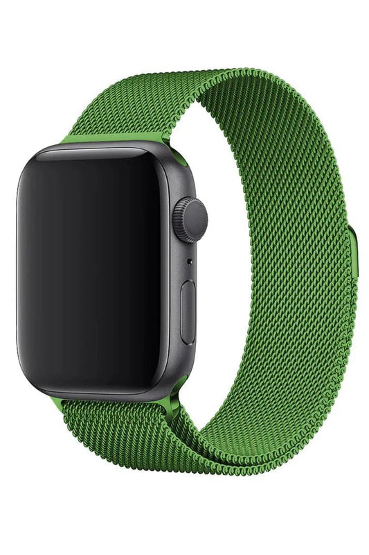 Curea Ceas Apple Watch Milanese Green Metalica - WATCHERS