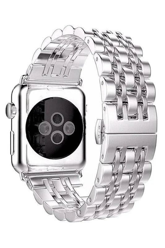 Curea Ceas Apple Watch Steel Melanthe Silver - WATCHERS