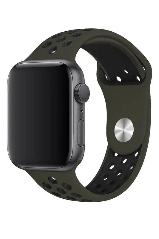 Curea Ceas Apple Watch Sport Silicon Olive Green - WATCHERS