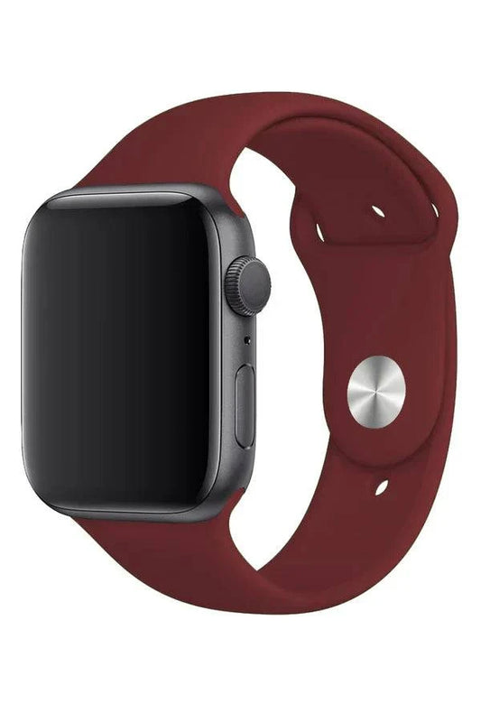 Curea Ceas Apple Watch Silicon Clasic Claret Red - WATCHERS