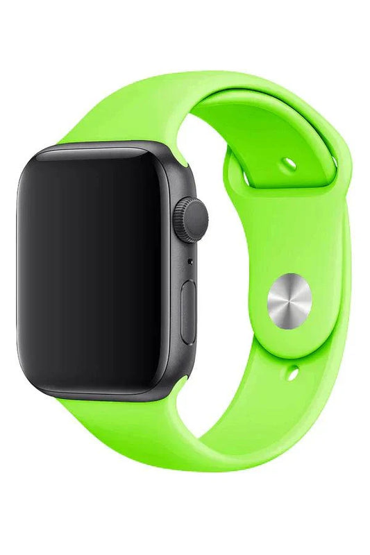 Curea Ceas Apple Watch Silicon Clasic Neon Green - WATCHERS