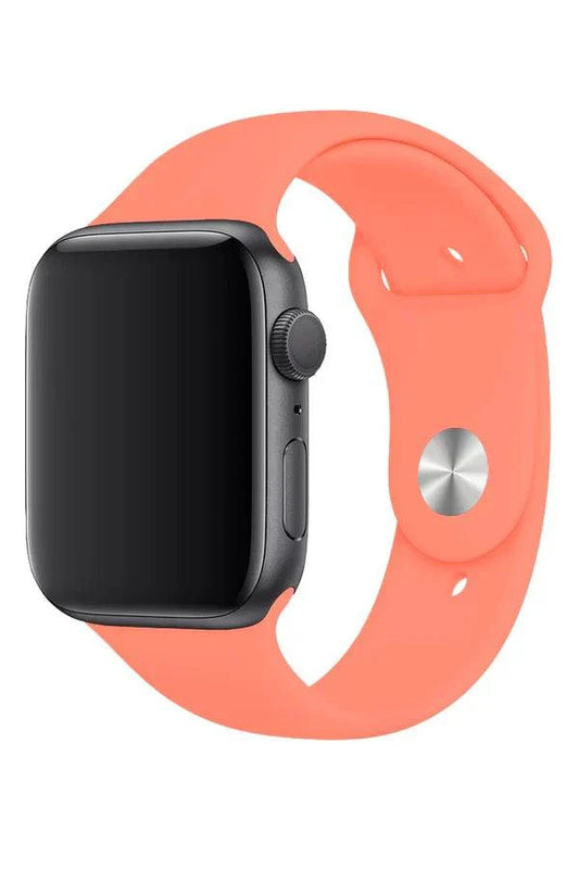 Curea Ceas Apple Watch Silicon Clasic Powder Orange - WATCHERS