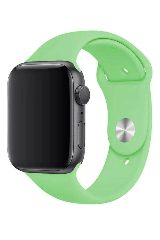 Curea Ceas Apple Watch Silicon Clasic Stone Green - WATCHERS