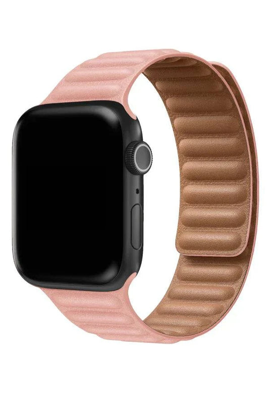 Curea Ceas Apple Watch California Leather Salmon - WATCHERS