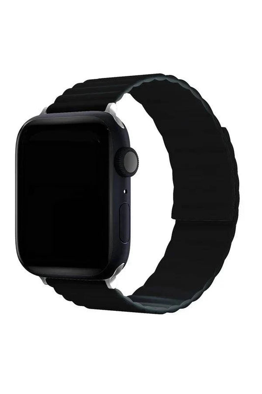 Curea Ceas Apple Watch Silicon Louis Black - WATCHERS