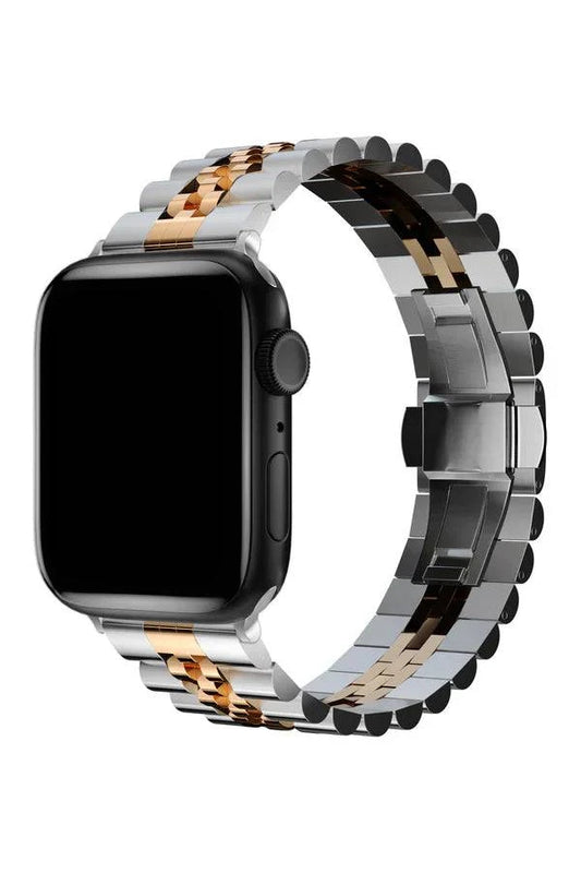 Curea Ceas Apple Watch Steel Regal Rose/Gold - WATCHERS