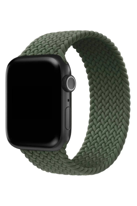 Curea Ceas Apple Watch Braided Green Camo - WATCHERS