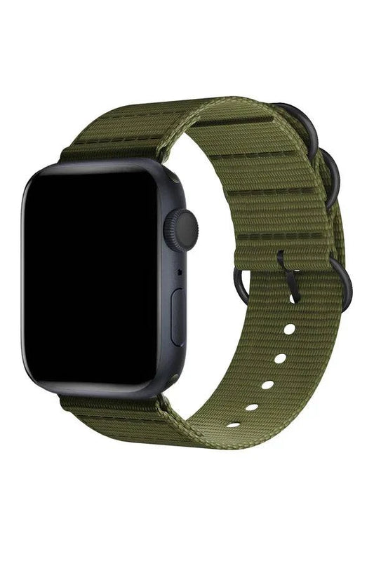 Curea Ceas Apple Watch Nylon Echo Green - WATCHERS