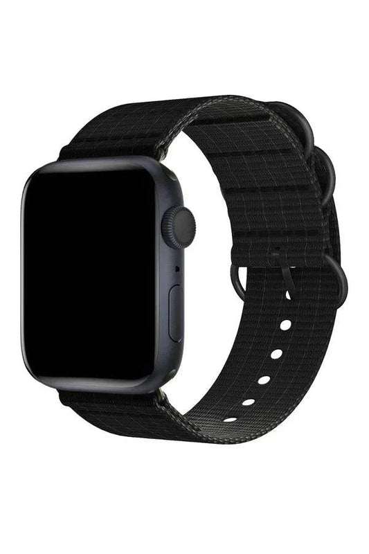 Curea Ceas Apple Watch Nylon Echo Black - WATCHERS