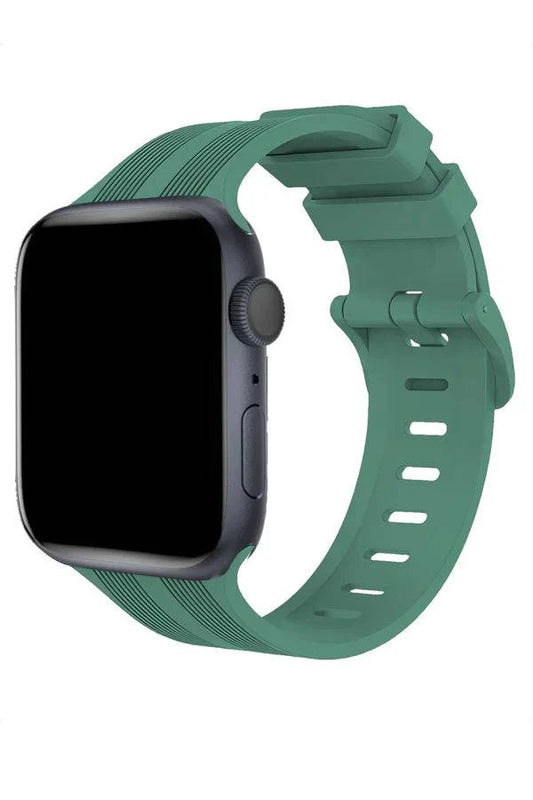 Curea Ceas Apple Watch Silicon Linea Green - WATCHERS