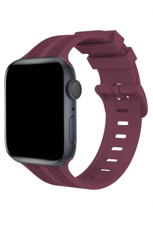 Curea Ceas Apple Watch Silicon Linea Mulberry - WATCHERS