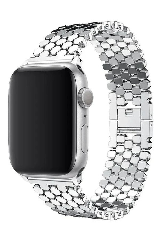 Curea Ceas Apple Watch Steel Thalassa Silver - WATCHERS