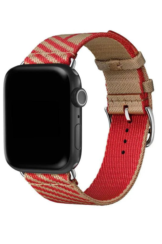 Curea Ceas Apple Watch Nylon Monarch Linen - WATCHERS