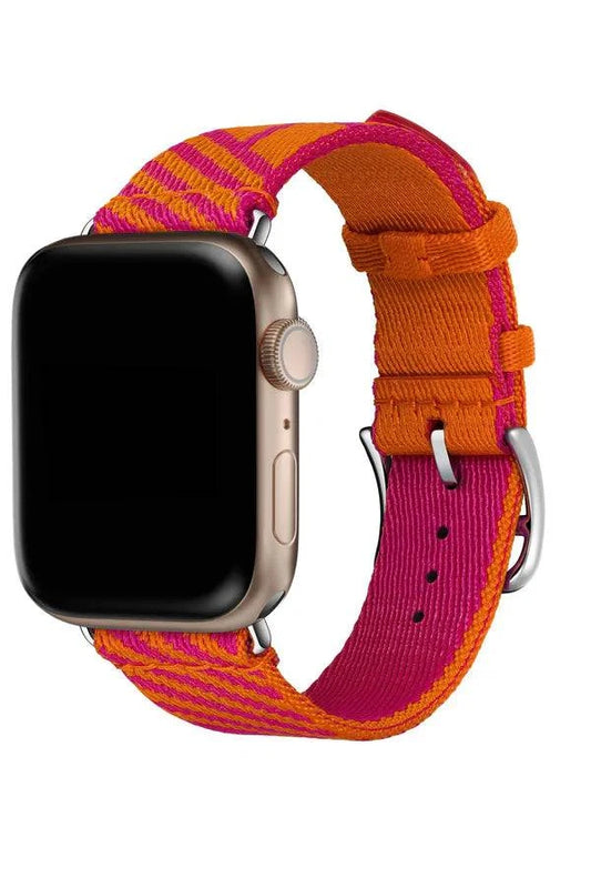 Curea Ceas Apple Watch Nylon Monarch Taffy - WATCHERS