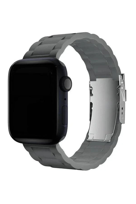 Curea Ceas Apple Watch Silicon Buckle Gray - WATCHERS
