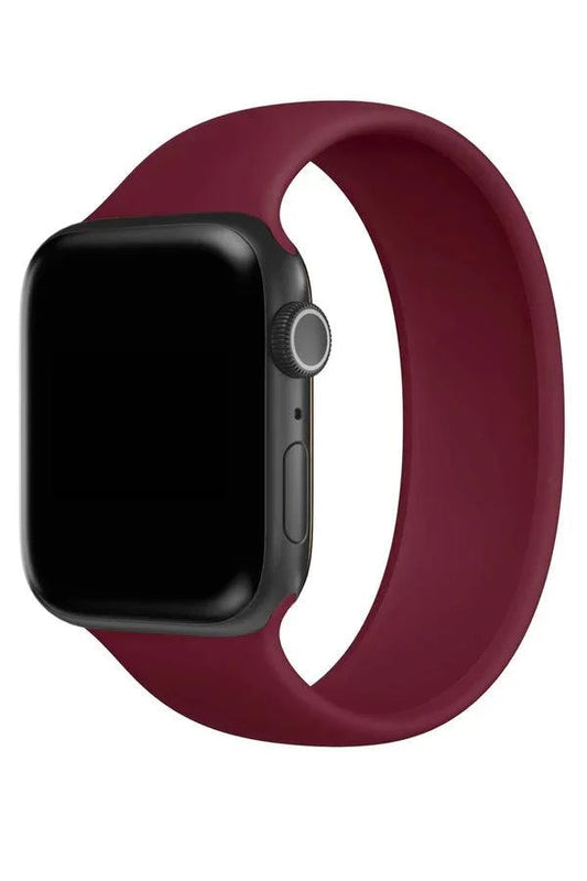 Curea Ceas Apple Watch Solo Silicon Sangria - WATCHERS