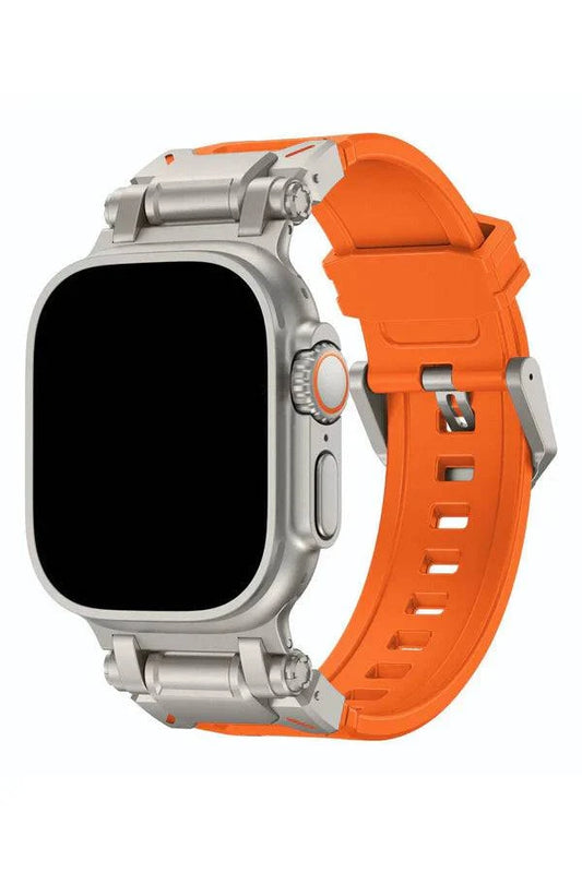 Curea Ceas Apple Watch Silicon Defender Orange - WATCHERS