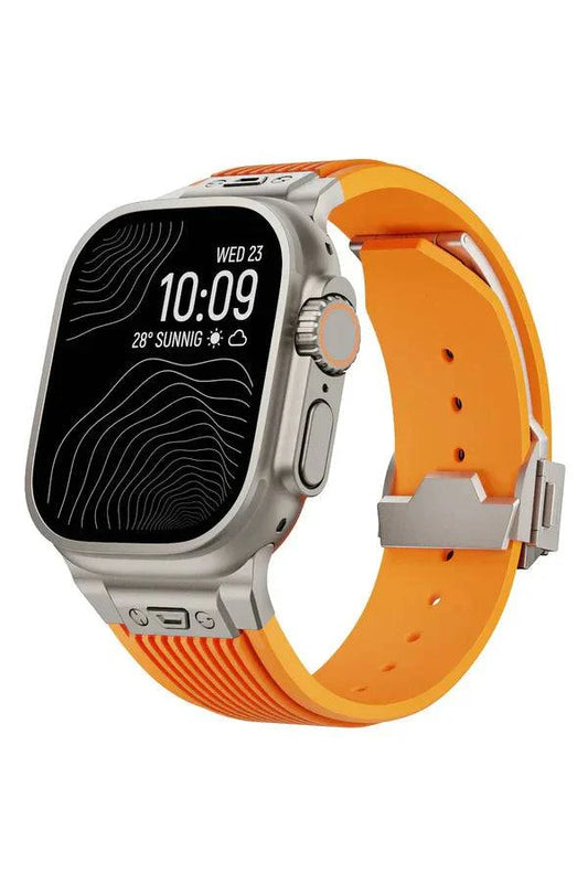 Curea Ceas Apple Watch Silicon Aventura Orange - WATCHERS