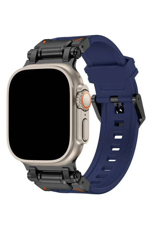 Curea Ceas Apple Watch Silicon Defender Midnight Blue - WATCHERS