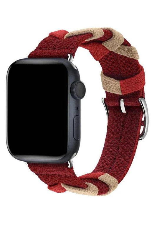 Curea Ceas Apple Watch Knitted Loop Reddish - WATCHERS