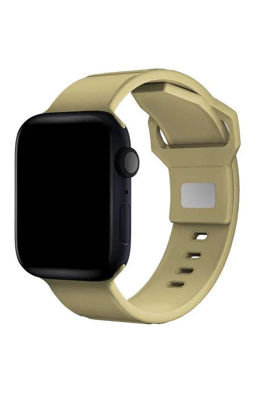 Curea Ceas Apple Watch Silicon Miami Light Beige - WATCHERS
