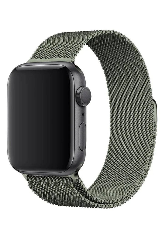 Curea Ceas Apple Watch Milanese Smokey Metalica - WATCHERS