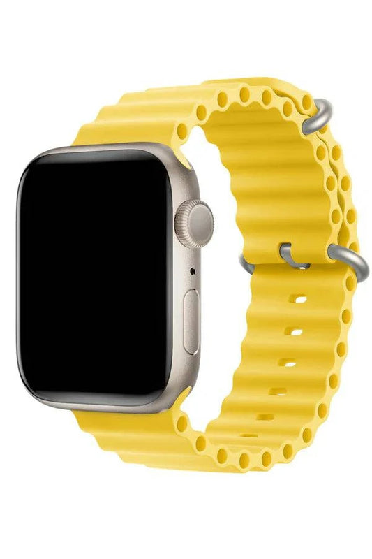 Curea Ceas Apple Watch Silicon Ocean Yellow - WATCHERS