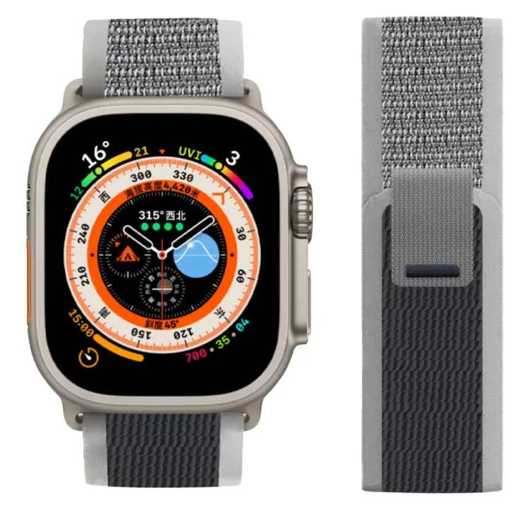 Curea Ceas Apple Watch Trail Gray/White - WATCHERS