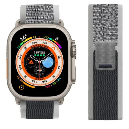 Curea Ceas Apple Watch Trail Gray/White - WATCHERS