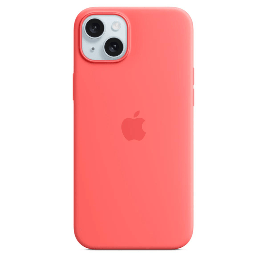 Husa iPhone MagSafe din Silicon pentru iPhone 15 Plus Coral Pink - WATCHERS