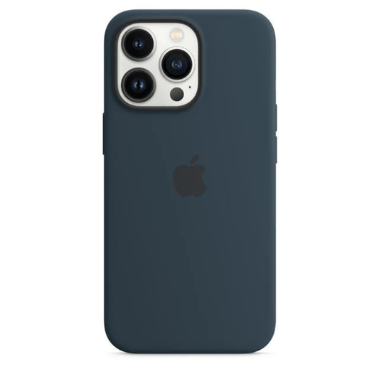 Husa iPhone MagSafe din Silicon pentru iPhone 13 Pro Abyss Blue - WATCHERS