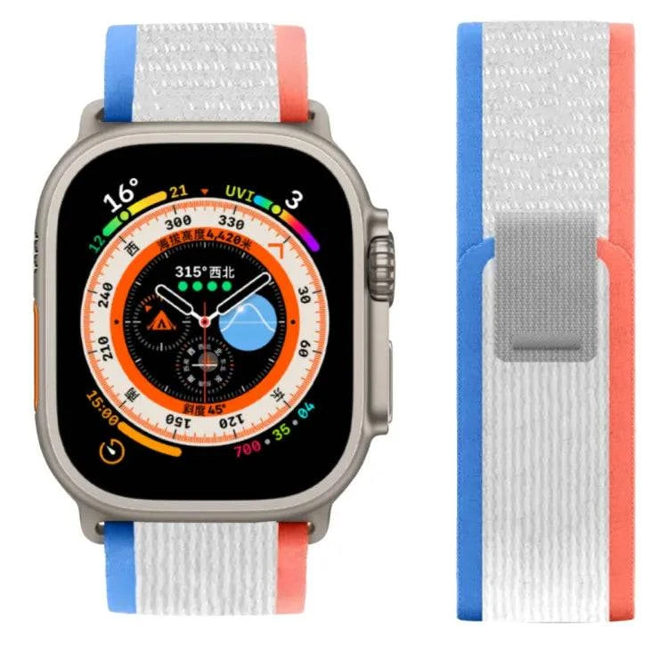 Curea Ceas Apple Watch Trail Blue/Red - WATCHERS