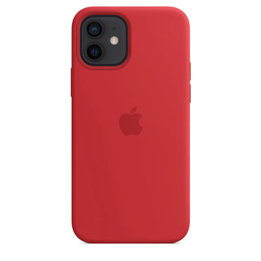 Husa iPhone MagSafe din Silicon pentru iPhone 12 Red - WATCHERS
