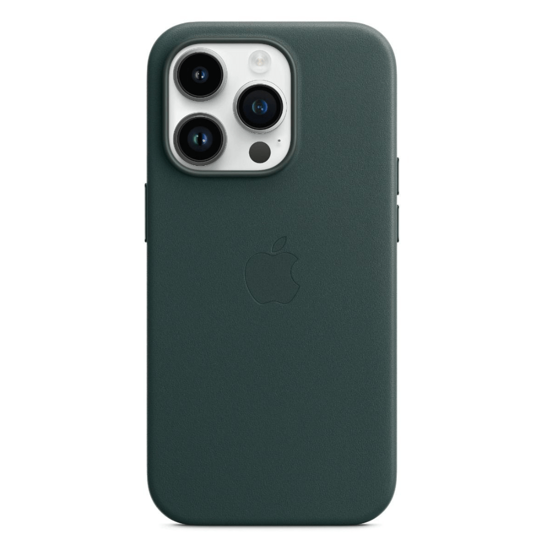Husa iPhone MagSafe din Piele pentru iPhone 14 Pro Max Forest Green - WATCHERS