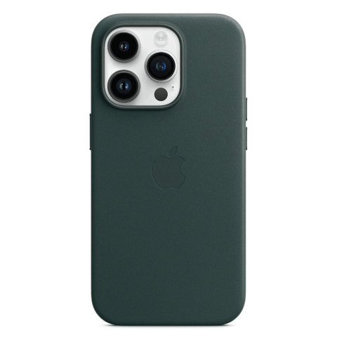 Husa iPhone MagSafe din Piele pentru iPhone 14 Pro Max Forest Green - WATCHERS