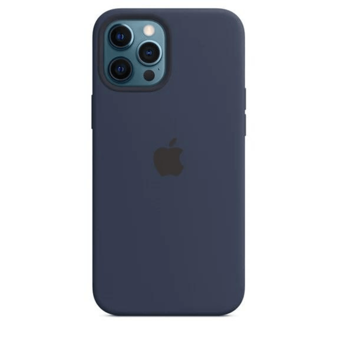 Husa iPhone MagSafe din Silicon pentru iPhone 12 Pro Max Deep Navy - WATCHERS