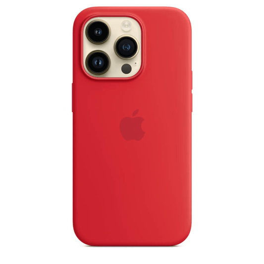 Husa iPhone MagSafe din Silicon pentru iPhone 14 Pro Max Red - WATCHERS