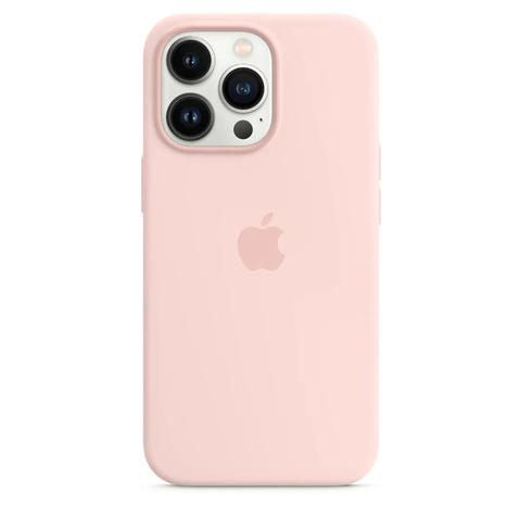 Husa iPhone MagSafe din Silicon pentru iPhone 13 Pro Max Chalk Pink - WATCHERS