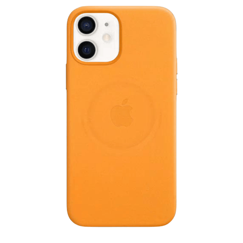 Husa iPhone MagSafe din Piele pentru iPhone 12 Mini California Poppy - WATCHERS