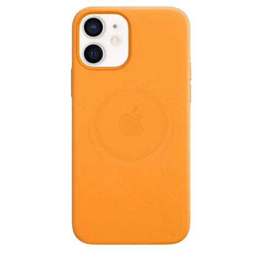 Husa iPhone MagSafe din Piele pentru iPhone 12 Mini California Poppy - WATCHERS