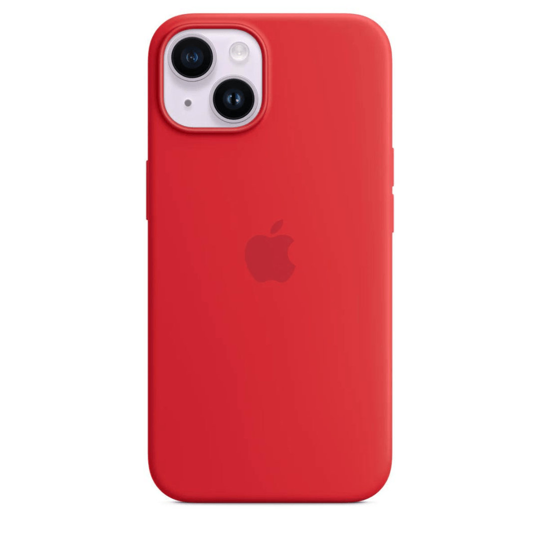 Husa iPhone MagSafe din Silicon pentru iPhone 14 Red - WATCHERS
